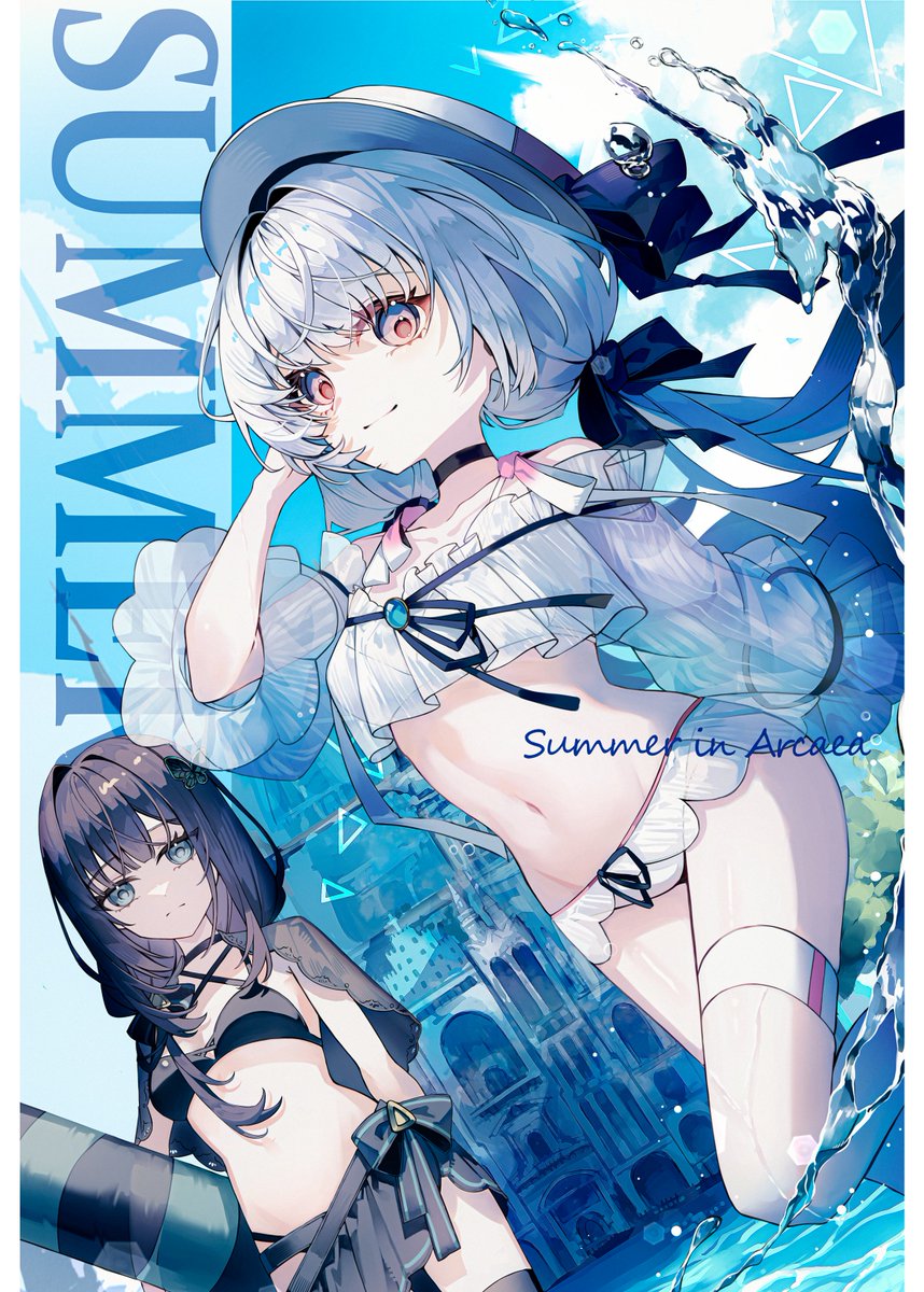 miy_u1308's tweet photo. 今回のイラスト本の表紙イラストです～ https://t.co/zAEIxS4Yuz