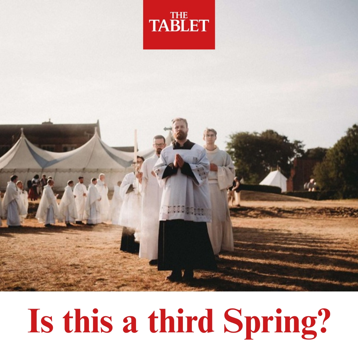 The_Tablet's tweet photo. Nearly 3,000 people gathered for a festival celebrating Catholic life and cultureβwhere poets, philosophers, chant, ceilidh bands, mantillas, and guitars coexisted in creative harmony. Read more: https://t.co/aGnBNWog8u #Catholic #Faith #CatholicCulture #Festival #TheTablet https://t.co/t3V4IcAeqz