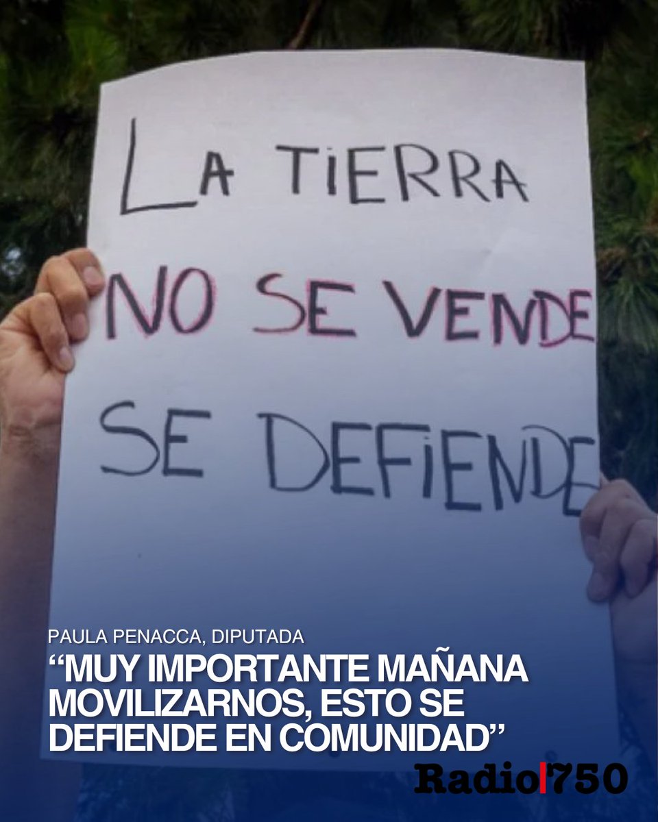 VHMok's tweet photo. ⚠️ EXTRANJERIZACIÓN DE TIERRAS: EL DEBATE LLEGA AL CONGRESO

📌 El bloque de La Libertad Avanza busca presentar el proyecto como una medida para promover inversiones y cuestiona que la venta de tierras a extranjeros implique una pérdida de control sobre el territorio argentino.

🌎 Desde la oposición y distintas organizaciones advierten, en cambio, que eliminar los límites a la adquisición de tierras rurales por parte de extranjeros puede afectar la soberanía y el control sobre recursos estratégicos del país.

⚠️ El debate vuelve a poner en discusión qué modelo de desarrollo se busca para la Argentina y quiénes podrán acceder a sus tierras y recursos.

🗣️ "El Gobierno nacional intenta engañar a la población cuando el único objetivo que tiene el gobierno de Milei es entregar nuestro territorio", señaló Paula Penacca, diputada, en #LaMañana por @am750.

#LeyDeTierras #Soberanía #Tierras #Argentina #Congreso