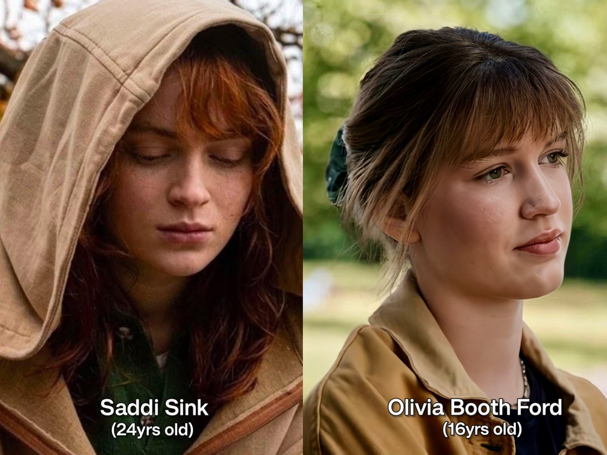 SamytexTV's tweet photo. Sadie Sink is 24, yet she's playing the younger sister in Brand New Day. Cinema is a beautiful lie. https://t.co/qwCw6xiYaQ
