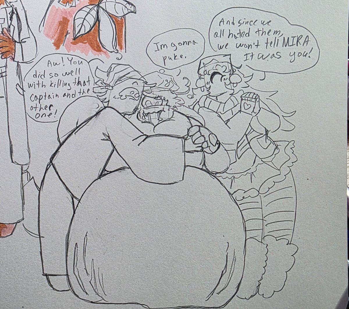 rottingpate's tweet photo. Seven ate too much innocent but very annoying crewmates
#amongvore #vore https://t.co/9uAZHUZCLV