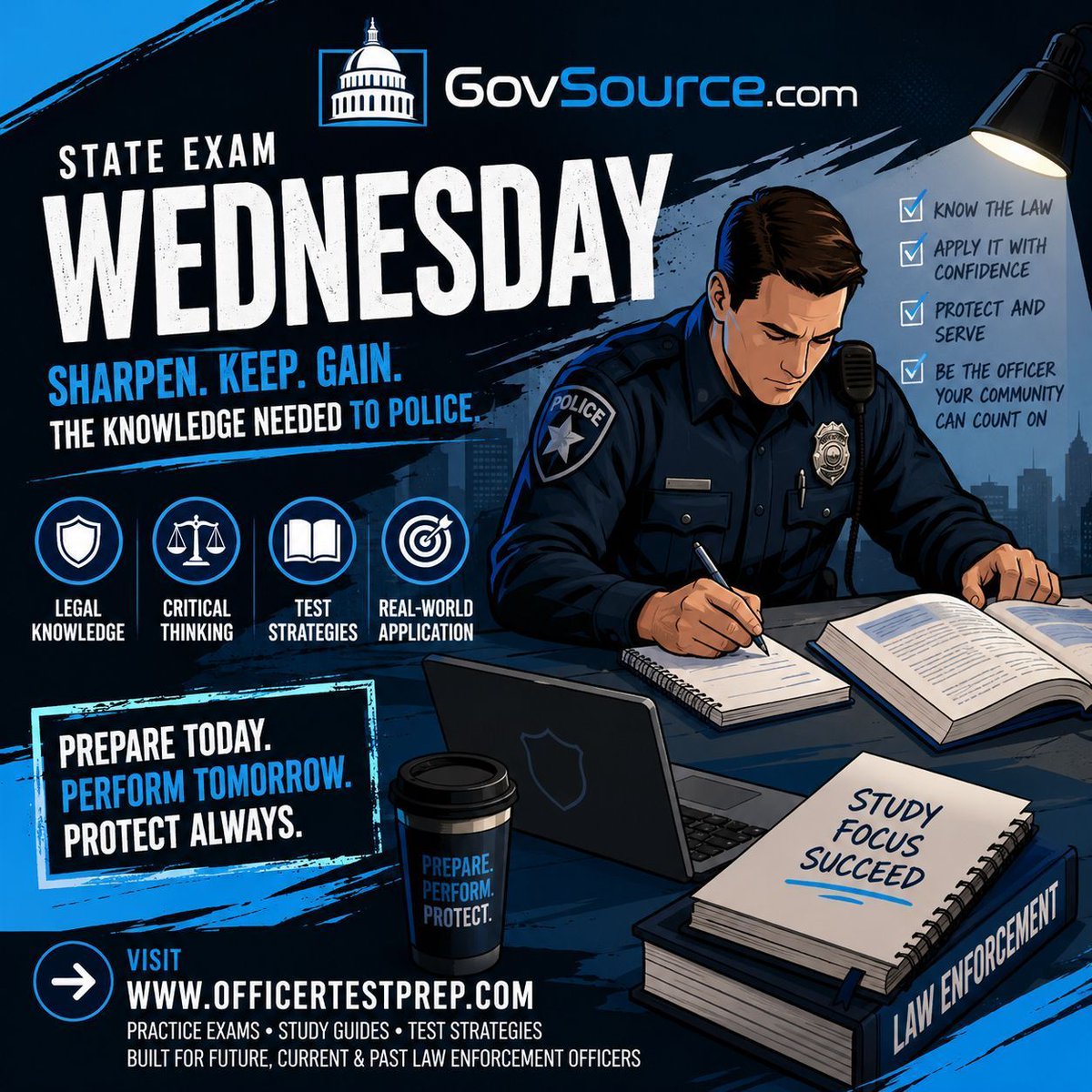 GovSource's tweet photo. COULD YOU PASS TODAY’S LAW ENFORCEMENT KNOWLEDGE CHECK?

Graham v. Connor established:

A. Conviction
B. Reasonable officer
C. Any force
D. Outcome

Answer A-D below.

https://t.co/frXcBrKWHn https://t.co/M7xczei6kP