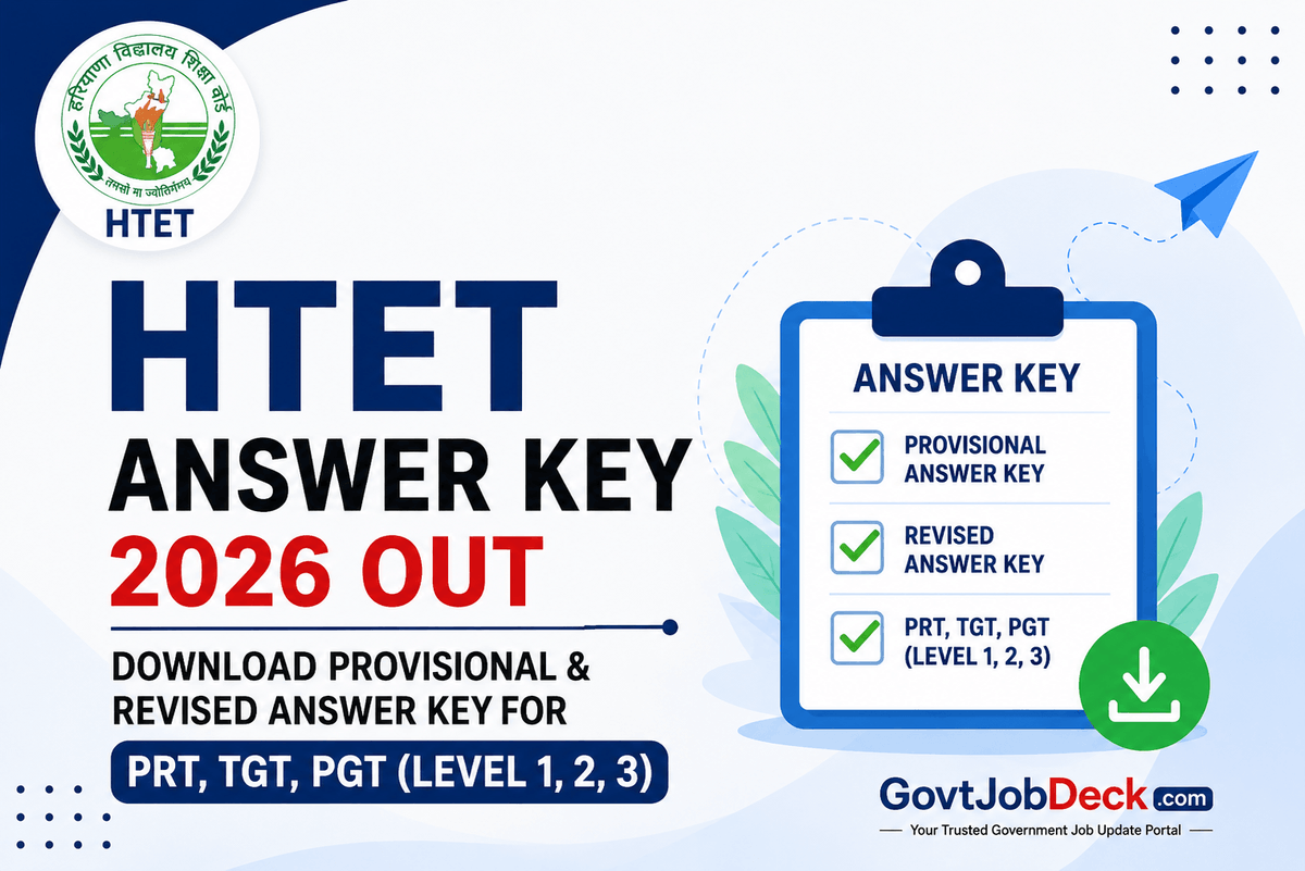 paisatool's tweet photo. 🚨 HTET Answer Key 2026 Released!
✅ Provisional & Revised Answer Key Out
📘 PRT (Level 1)
📘 TGT (Level 2)
📘 PGT (Level 3)
Check the answer key & download detail here 👇
https://t.co/esvFhnYYdM
#HTET #HTETAnswerKey #BSEH #PRT #TGT #PGT #TeacherJobs #SarkariNaukri #GovtJobDeck https://t.co/uXqgJEjPrR