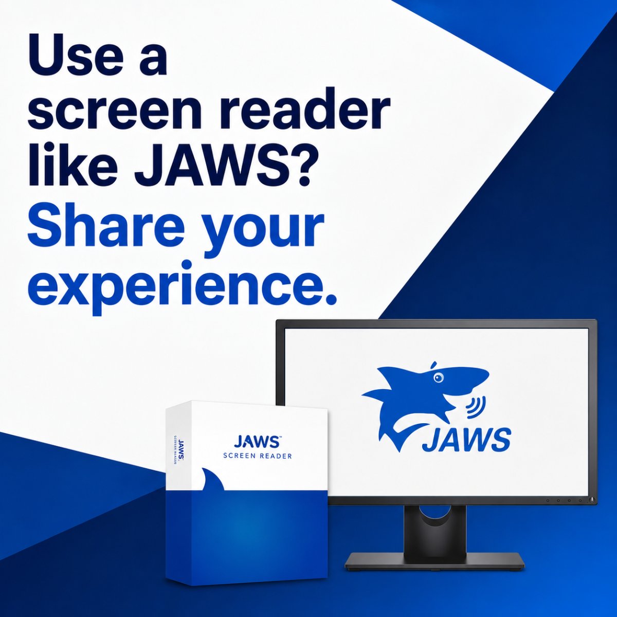 sightandsoundt's tweet photo. Calling all screen reader users!

@webaim has launched a new survey to inform development choices for those creating accessible web content and web standards.

All screen reader users are invited to participate.

Learn more and take part: https://t.co/LpFHnMxxwQ https://t.co/lw9ZDcukvi