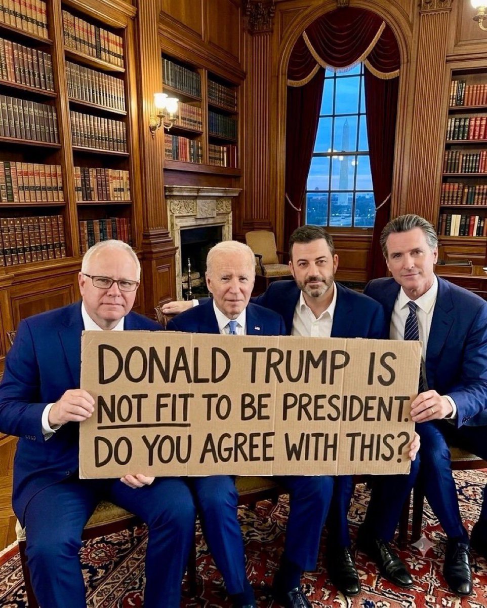 JFK_Jr_PRD's tweet photo. BE HONEST: DO YOU AGREE WITH TIM, JOE, GAVIN AND JIMMY?

🅰️ YES 👍 
🅱️ NO 👎 https://t.co/jLrtnAeSaX