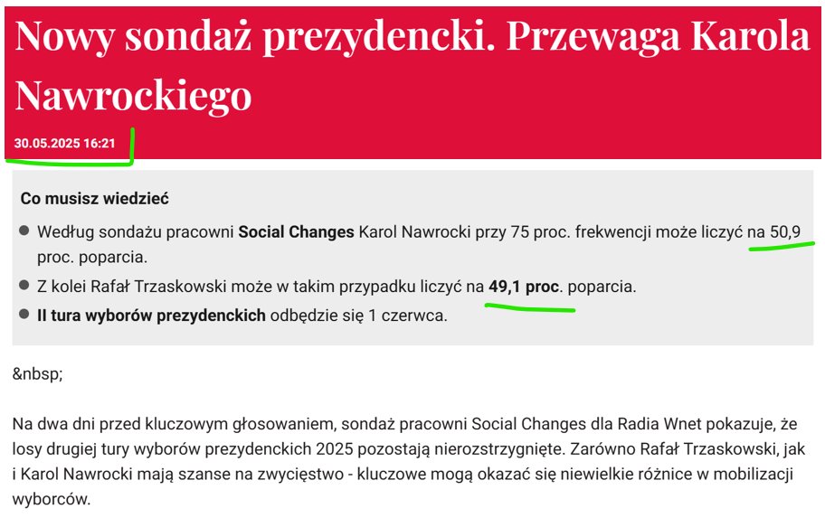Energetyk3's tweet photo. @ULacy80998 @mblaszczak Tylko Social Changes prawidłowo prognozował wyniki wyborów prezydenckich na dwa dni przed: 😀 https://t.co/AyFTzdiEU9