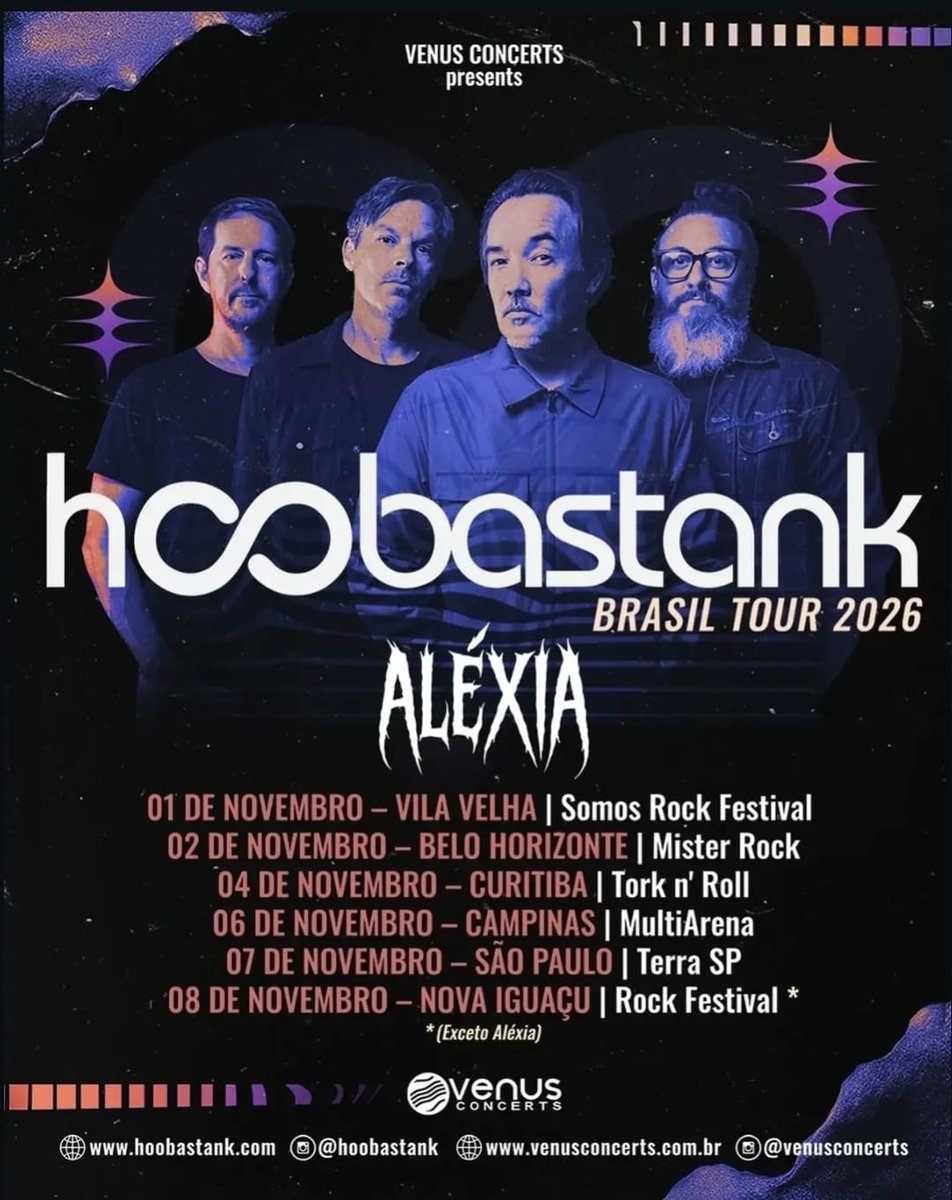 jnflesch's tweet photo. HOOBASTANK NO BRASIL! https://t.co/wYRJ3OZawp