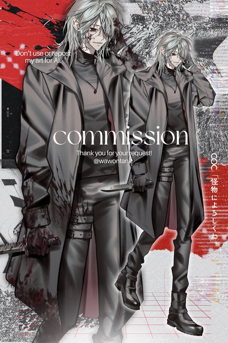 Wawontank's tweet photo. #つなぐ　#commission

TRPGで使用する立ち絵を描かせていただきました❕
ご依頼いただきありがとうございました…😭！！

https://t.co/1bOGg6R45l https://t.co/qGETLNrRUp