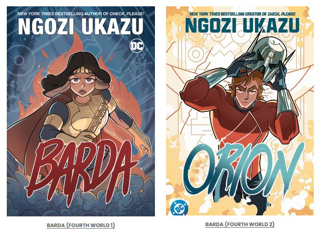 ngoziu's tweet photo. Howdy! 👋 If you love this Fourth World series from @DCOfficial, can you help me get the word out? ⚡️

- incredibly easy entry points for all readers
- modern take on classic DC Comics heroes
- action, romance, and dashes of humor
- great for school libraries! https://t.co/SYLVk08wcB