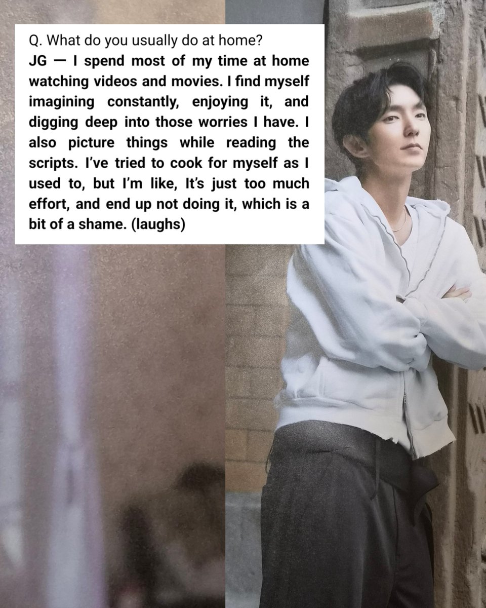 jg_k_drama_417's tweet photo. (ENG) Lee Joon-gi The Star 2026 Interview (4/6)

"I enjoy visiting 'matjib,' particularly those that serve great draft beer. I use some legwork and public transit, instead of driving. I realize how, for other people, things I never got to do are an ordinary part of their lives." https://t.co/wvyZcRnj3p
