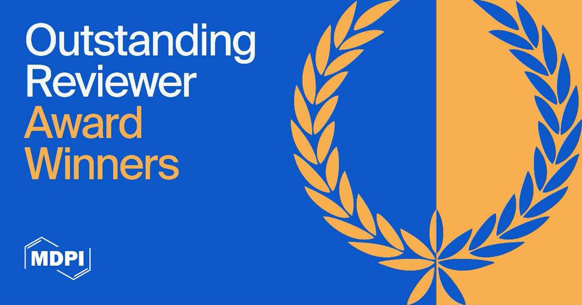 MDPIOpenAccess's tweet photo. MDPI is proud to announce the 2025 Outstanding Reviewer Award winners! 

MDPI congratulates the winners and thanks all the reviewers who generously dedicated their time and expertise in 2025. 

Learn more: https://t.co/DP9YFEFVk6

#MDPI #OpenAccess #MDPIAwardWinners https://t.co/dLuvNMzlNT