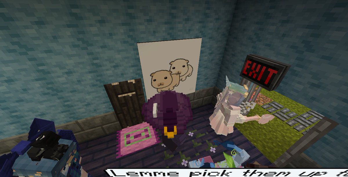 butters1clown's tweet photo. aAA SOLARIS DUMP??? drools go check out #SOL_SMP

I love this server!! 🥺🥺
(The wizard is my character he's an npc!)   #minecraft https://t.co/yuGhIwnv4u