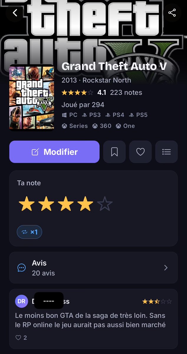 zeChedli's tweet photo. GTA V est sans surprise l’un des jeux les plus enregistrés sur Loadia ! C’est fou il aura fait vraiment 3 générations de consoles 😭 https://t.co/TDuHOqNmYi
