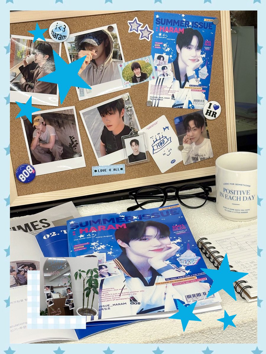 dearmysapphire's tweet photo. ˚ ༘✶ ⋆｡˚ ⁺

𝗦𝗨𝗠𝗠𝗘𝗥 𝗜𝗦𝗦𝗨𝗘 : 𝗛𝗔𝗥𝗔𝗠

🅝🅞🅦 🅞🅝 🅥🅘🅔🅦

──────────────

매장 디피가 완료되었습니다. 💙

매거진 속 내용은 벽면에 부착된 포스터와
동일한 내용으로 구성되어 있습니다.

많은 분들이 함께 즐기실 수 있도록
전시된 모든 물품은 눈으로만 관람 부탁드립니다.

──────────────

#월간하람_생일특집호
#SUMMER_ISSUE_HARAM

˚ ༘✶ ⋆｡˚ ⁺