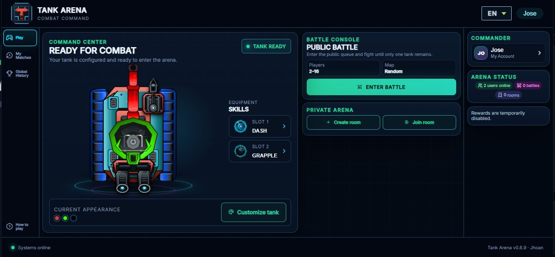 JhoSeSaRo's tweet photo. Tiene una capacidad de hasta 16 jugadores
Son tanques con habilidades
Se puede personalizar los colores y las partidas son muy cortas (de 1 a 4 minutos entre 4 jugadores)

Se puede jugar desde celular a pc
Tiene integrado PWA https://t.co/0FagoCyM3e