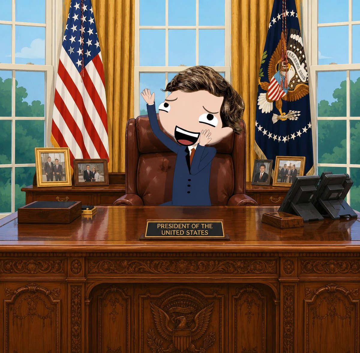 OGTookerKurlson's tweet photo. People keep asking if I'm qualified. Buddy... I'm sitting in the chair, aren't I ? https://t.co/6vAXjG8IWW