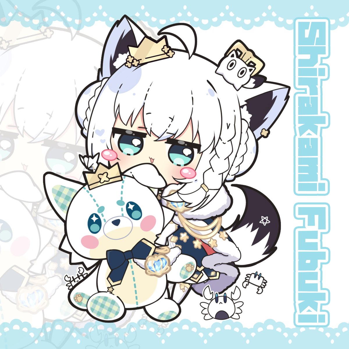 ikedasyo5's tweet photo. ロイヤルなフブミオ！！

#絵フブキ
#みおーん絵 https://t.co/bkSAZ4qQkF