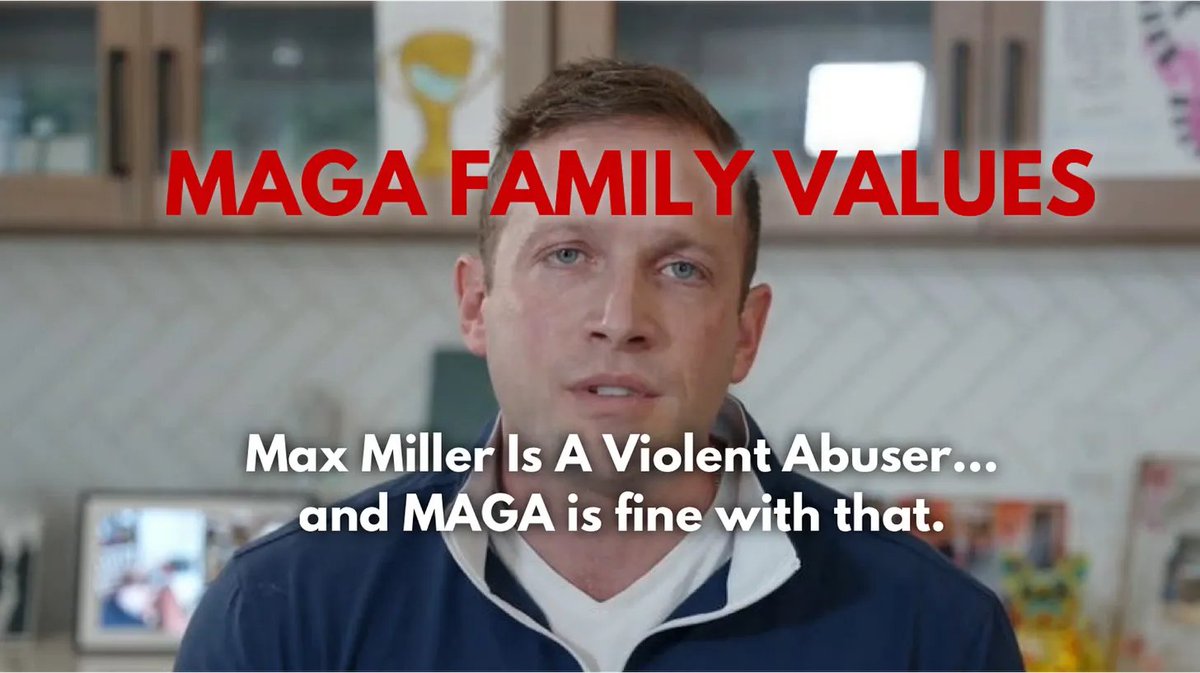 TheRickWilson's tweet photo. Max Miller Is A Violent Abuser...and MAGA Is Fine With That

Link in bio and comments. https://t.co/fR3KqxXYCh