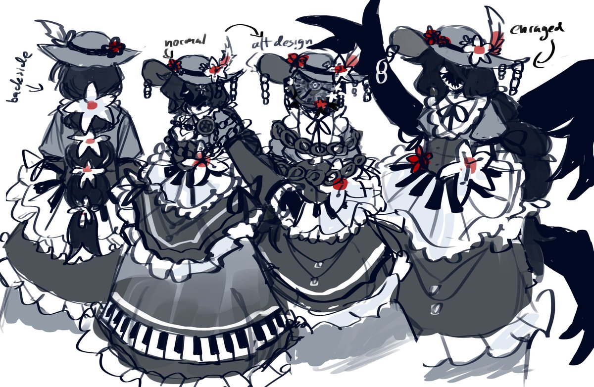 W1LTEDLILY's tweet photo. updated sketches of my cadence design for future reference #nullscape https://t.co/PyIq5ShV4t