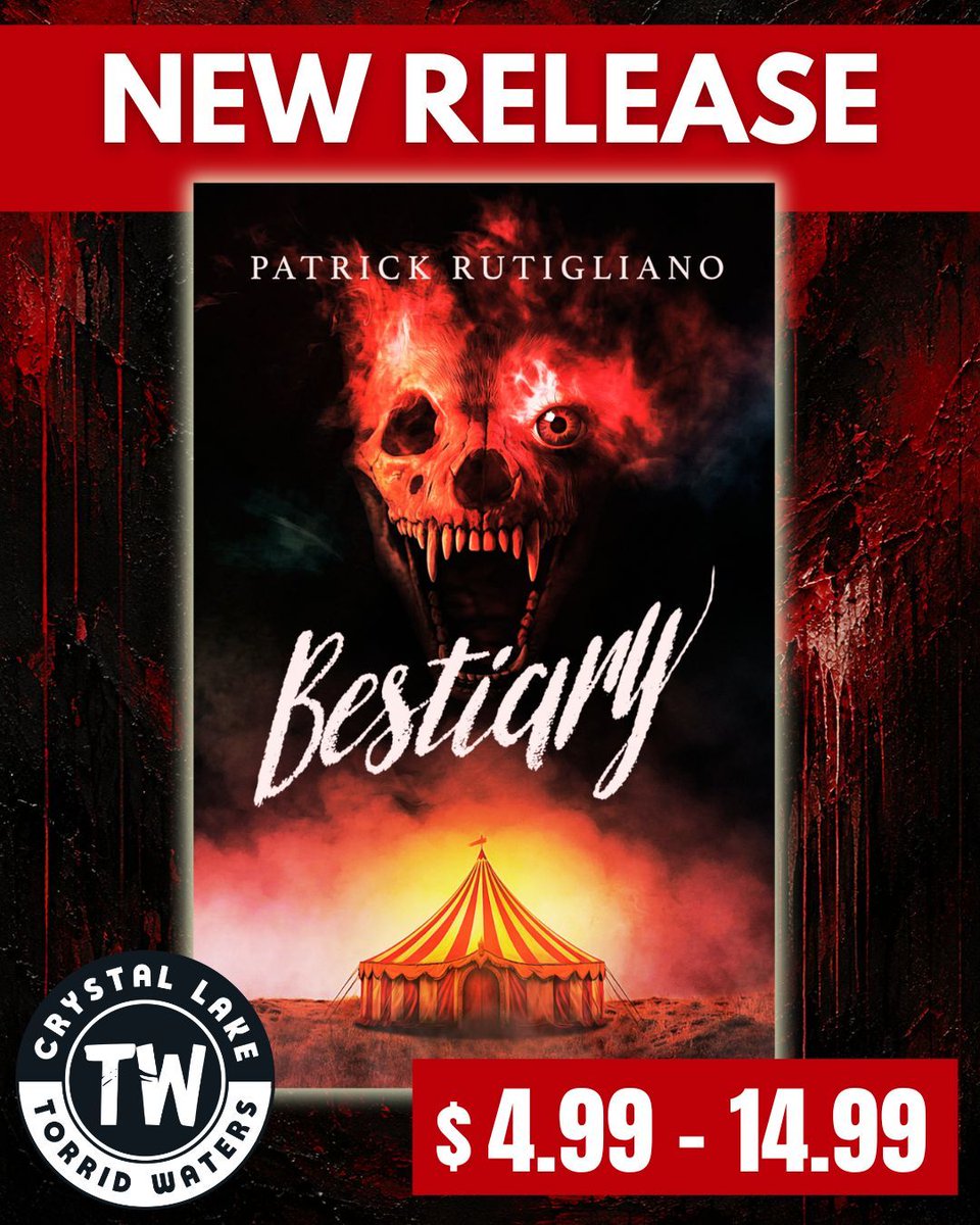 crystallakepub's tweet photo. #NewBookRelease #OutToday - Bestiary by Patrick Rutigliano is now available on Kindle, #KindleUnlimited, and paperback!

For a quarter and your silence, the Bestiary is yours to enter… But you may never leave.
 
Karen was a child when Doctor Cromwell stole everything. She followed her parents to his tent and raced away alone, haunted by the monstrous things she witnessed and the twisted power that commanded them. She has spent her life in pursuit of the man who stole everything from her.
 
Now, thanks to private investigator Cal Leverone, her revenge is finally within reach.
 
But Doctor Cromwell is no ordinary predator. His words sculpt flesh more deftly than any scalpel. Wonder is his art—and either Karen or Cal could become his next canvas. Together they'll discover that monsters aren't merely born. They're made. And in the Bestiary, the line between hunter and exhibit has never been thinner.
 
Will Karen claim her vengeance, or become the Bestiary's next attraction?

Explore the Dark Depths: https://t.co/yE56HS1UO0
Add it to Goodreads: https://t.co/HHZvc4UioP

#BodyHorrorNovel #CarnivalHorror #PrivateInvestigatorFiction #SupernaturalRevenge 

Proudly represented by Torrid Waters, a division of Crystal Lake Publishing—Where Stories Come Alive!