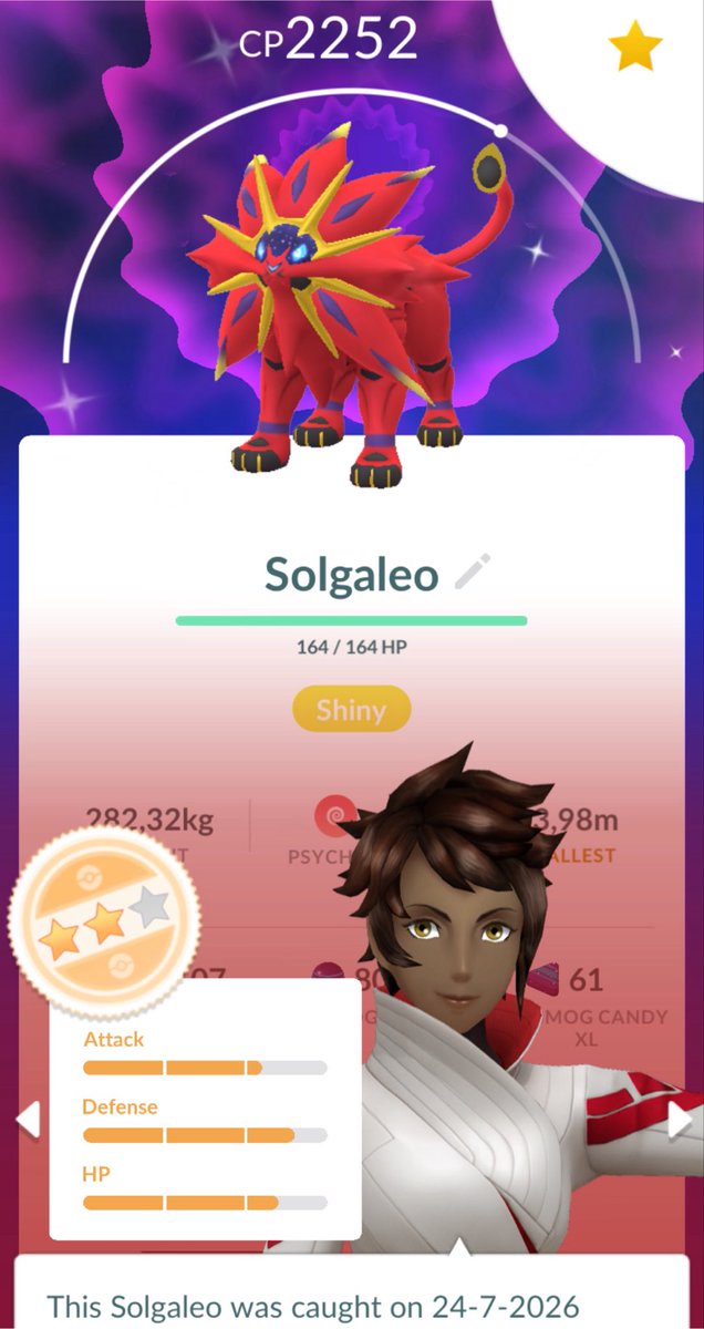 pokerooooo's tweet photo. yeaaa lets gooo
#ShinySolgaleo
#PokemonGO 
#ポケモンGO https://t.co/IaFt43wqOo
