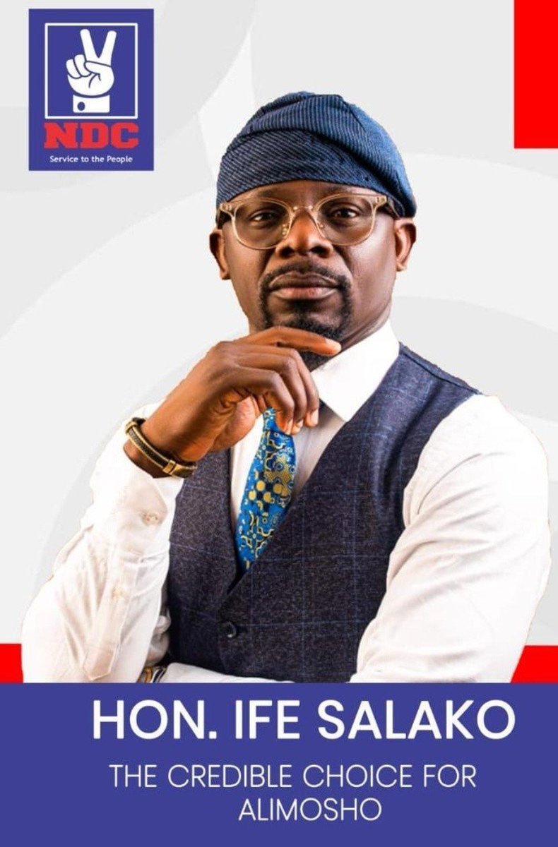 Mallam_jabeer's tweet photo. Mr. Ife Salako remains the authentic and INEC recognized winner of the Alimosho primary election conducted by the NDC. 

Any contrary claim is nothing but manipulation, deception and a daylight robbery.

Nigeria will be OK. https://t.co/mUjQNRdxsH