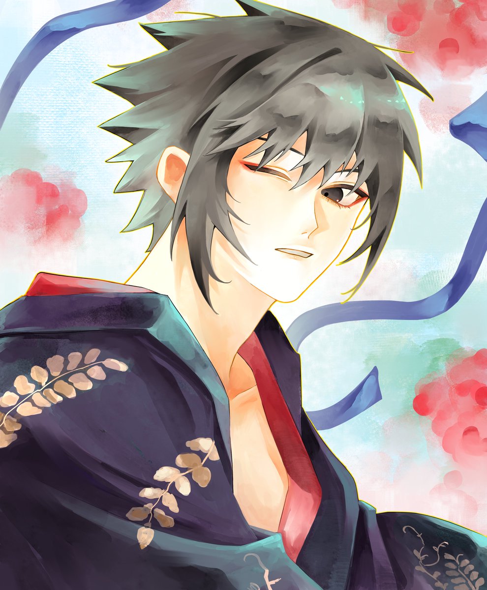 navicherry_'s tweet photo. tried to finish before his bday but im late gomen #sasuke #naruto https://t.co/dcFuq6JaNm