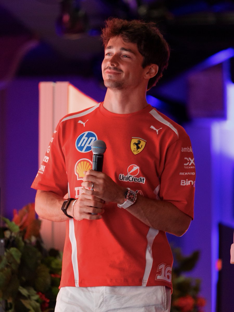 ShellMotorsport's tweet photo. What a night, Hungary! 🔥 From exclusive conversations to incredible fan energy, Budapest showed up in style. 

Thanks to all the influencers and guests who helped make the Shell V-Power Games Opening Ceremony a memorable evening! ❤️🏎️

#ShellVPower 
#ShellVPowerGames 
#ScuderiaFerrariHP