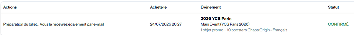 Lych30's tweet photo. Yes ! Mon premier YCS, j'ai trop hâte 😄 https://t.co/PAZTwFqmJJ