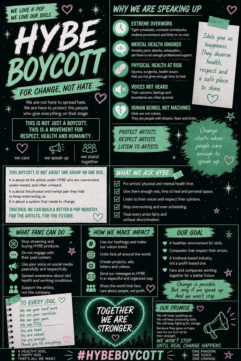 azengene7's tweet photo. No views, no follows for HYBE. We demand fair treatment for Heeseung immediately.
Heeseung deserves better. We are cutting all support for HYBE until change happens.
Boycott Unfollow HYBE and stop the streams for Heeseung!
#HYBE_Address_ENHYPEN_Q2
#BoycottHYBE_EnforceReform https://t.co/qWxFOHBCqD