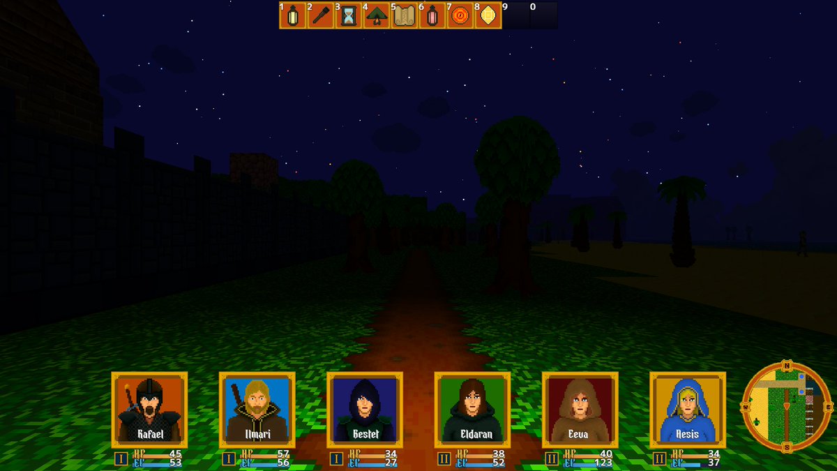 WitchgroveGames's tweet photo. Some more screenshots of Chronicles of Vaeltaja's next update. This time some exploration and enemy encounters in the Pramean Jungle. The weather got pretty lousy at the end.
#indiegame #indiedev #solodev #RPG #dungeoncrawler #rpgmaker #DRPG https://t.co/gMYpmOTJve
