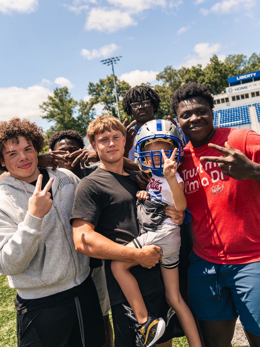 OlibFootball's tweet photo. Thank you to the next generation of Patriots who joined us for our 2026 Liberty Football Camp! https://t.co/CD1C9sYwhz
