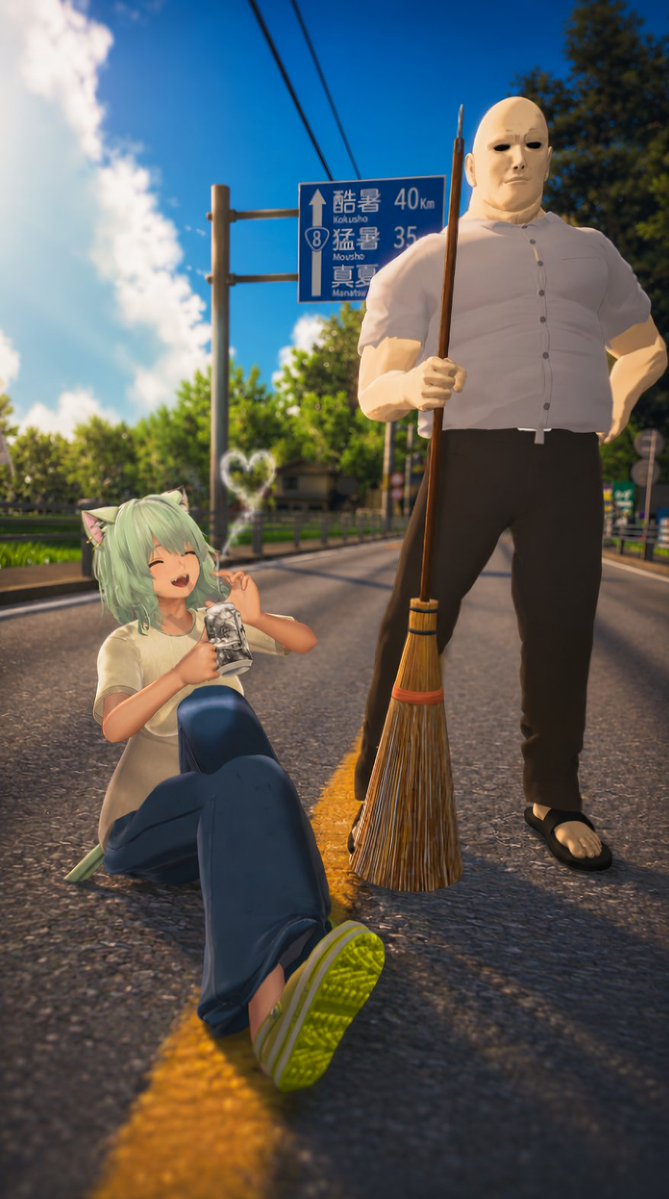 ruru0_319's tweet photo. --何か用かヤニカス--
#ヤニねこ #VRChat #ネフェリサ https://t.co/DyDGDYkedV