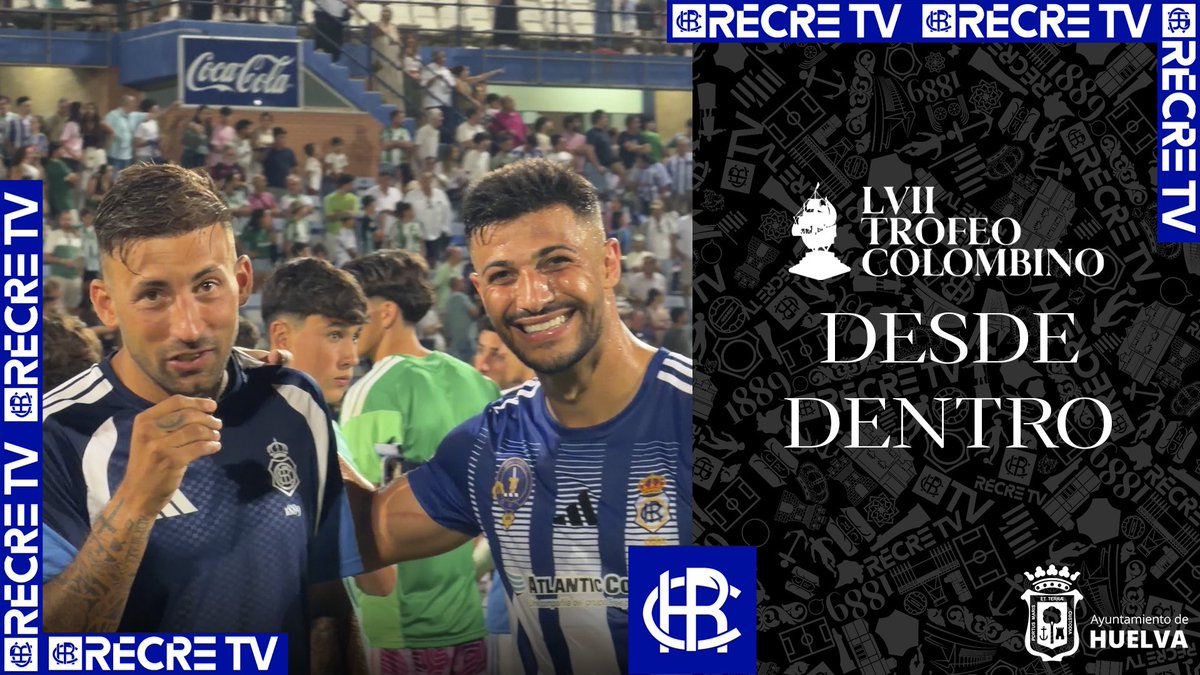 recreoficial's tweet photo. 📹 El 𝗶𝗻𝘀𝗶𝗱𝗲 del #LVIITrofeoColombino, ya disponible en nuestro canal de YouTube 🧐

Vive desde dentro un día en el que se respiró mucho 𝐟𝐮́𝐭𝐛𝐨𝐥 en nuestro 𝕥𝕖𝕞𝕡𝕝𝕠 🤍💙

🔗: https://t.co/mZf6g2ZdRy

#RendirseNoEsCostumbre #DecanoDelFutbolEspañol https://t.co/ZA6gDJass8
