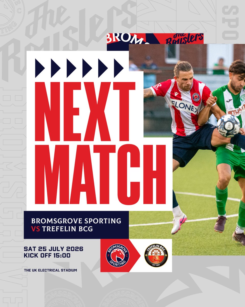 SportingFC's tweet photo. Check out the new look team.
Check out the fresh kits.
Check out the ground improvements.

Tomorrow - let's have it 👊

(Oh, and check out the match preview online for all the important info 😂)

#Rouslers #BackBromsgrove ❤️💚 https://t.co/bozWQvwn7P