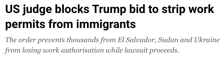 SEIUPres's tweet photo. No family should have to live one court ruling away from losing the ability to work, pay rent, and care for the people they love.
Immigrant workers belong here. We will keep fighting with them. ✊🏿 https://t.co/75l1zLp48H