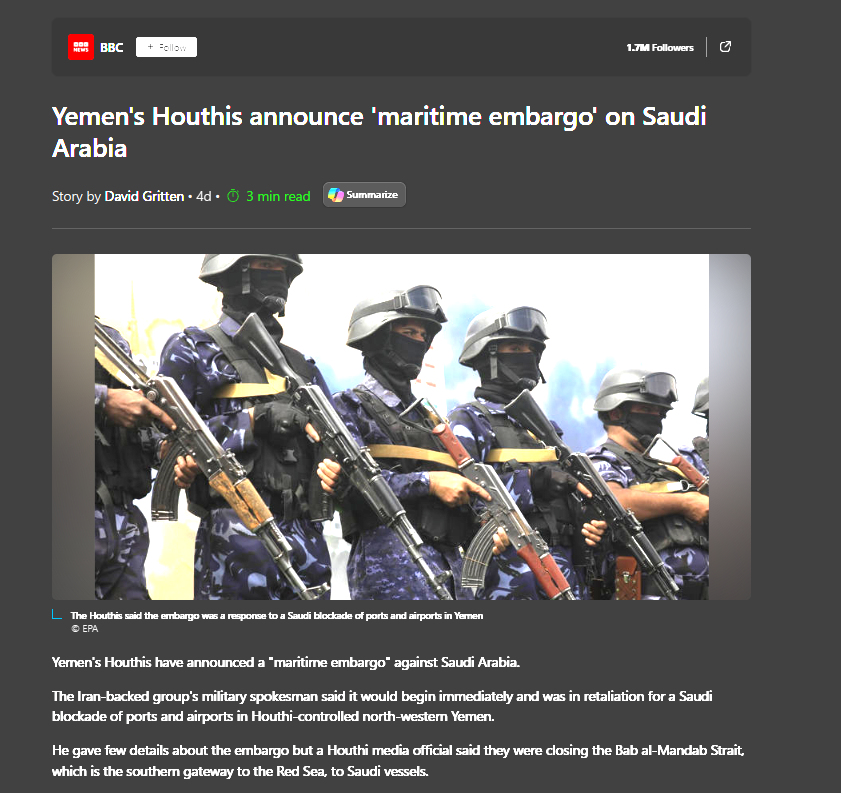AbdullahHaider's tweet photo. Double standards on Pers. Gulf, between Leb-Yemen, whereby the media are willing to label Iran's Leb partners as non-regime entities. And Yemen, where the Houthis run the capital city, feign behind a de jure UN certificate, that has no connection to who controls the capital city. https://t.co/WF0sHPWGN6
