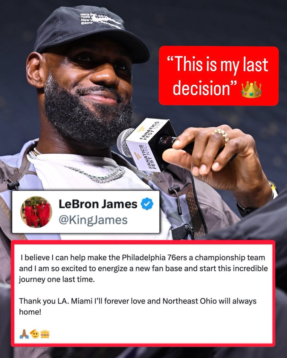 lastbreedtv's tweet photo. Lebron James signs with Philadelphia Sixers https://t.co/p15EOQidLi