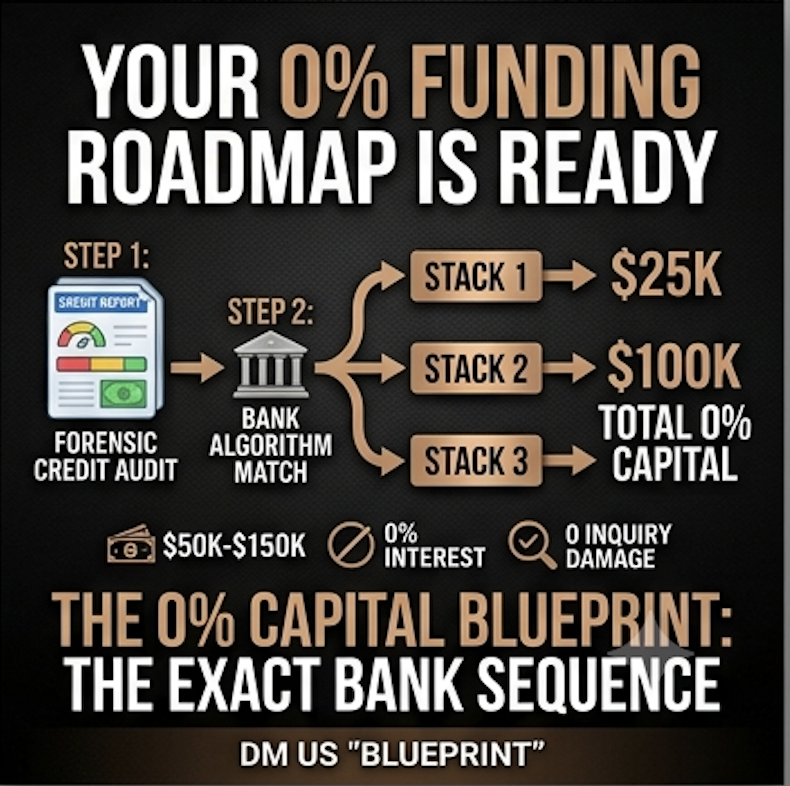 Jats108's tweet photo. Part 2: How to actually execute a $50k–$150k 0% Business Credit Stack 👇 https://t.co/lJ114TpNI2