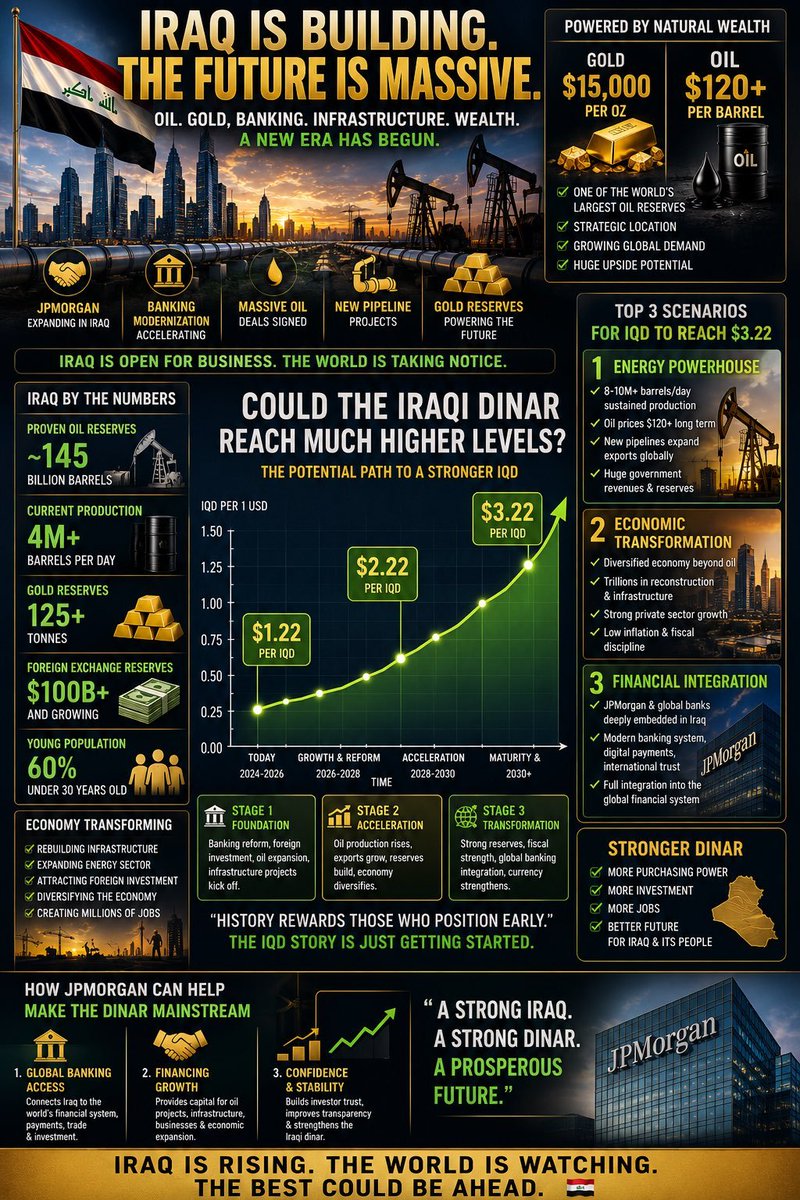 ComstockRoyalty's tweet photo. SPECULATION IS FUN.

Making Millionaires in my sleep. https://t.co/p4SDhjTo7Z 
https://t.co/D6TpIYl9MI 
https://t.co/if6prlnBF9 
#IQD #IraqiDinar https://t.co/G8as7tbmk4