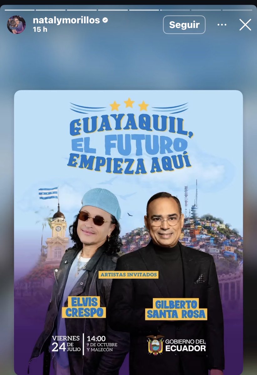 MLuzarragaEc's tweet photo. Se reforma una ley alegando que los gads desperdician los recursos en conciertos o eventos. Se bloquea la autonomía al suspender procesos de contratación, se le quita al municipio la posibilidad de celebrar a su propia ciudad. 

Acto seguido el gobierno que hace lo anterior promociona un evento con artistas internacionales, a dos cuadras  donde la candidata oficialista recién afiliada convoca a sus simpatizantes. 

@natalymorillos @cnegobec @alcaldiagye