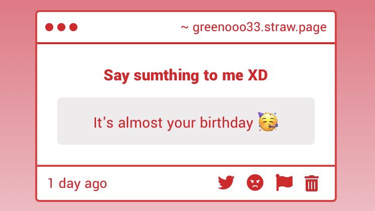 greenooo33's tweet photo. Thank you, that is, tomorrow, July 26th is my birthday.. XD https://t.co/hcA9swwrU6