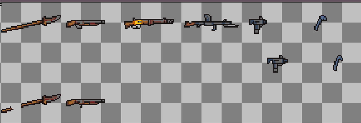 Seieot_Mec's tweet photo. WIP i'm creating sprites for a roguelike project
#aseprite #pixelart #WIP https://t.co/qfbH9wuuL2