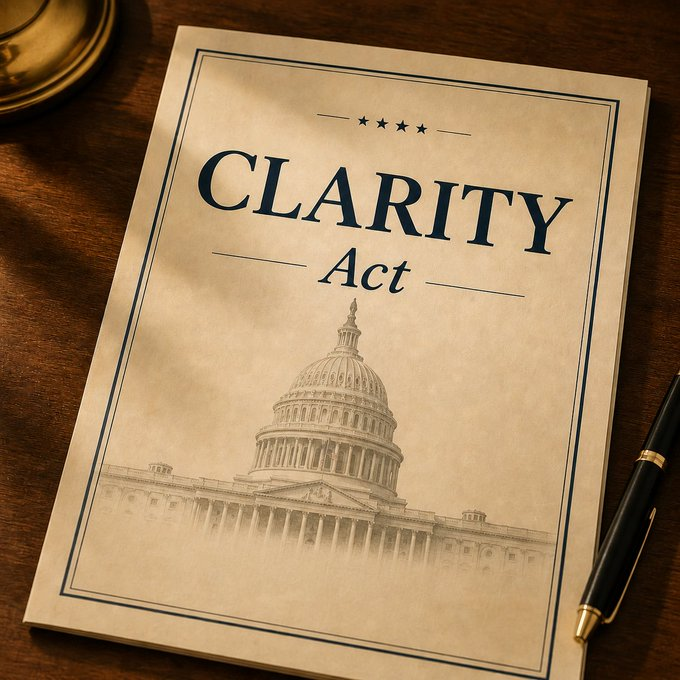 TheBitcoinConf's tweet photo. BANKING GIANT FIDELITY JUST ENDORSED THE CLARITY ACT AND "URGES SENATE" TO PASS IT NOW 🇺🇸🚀

"The time is now for clear rules of the road" 💥 https://t.co/BXVVt5G33y