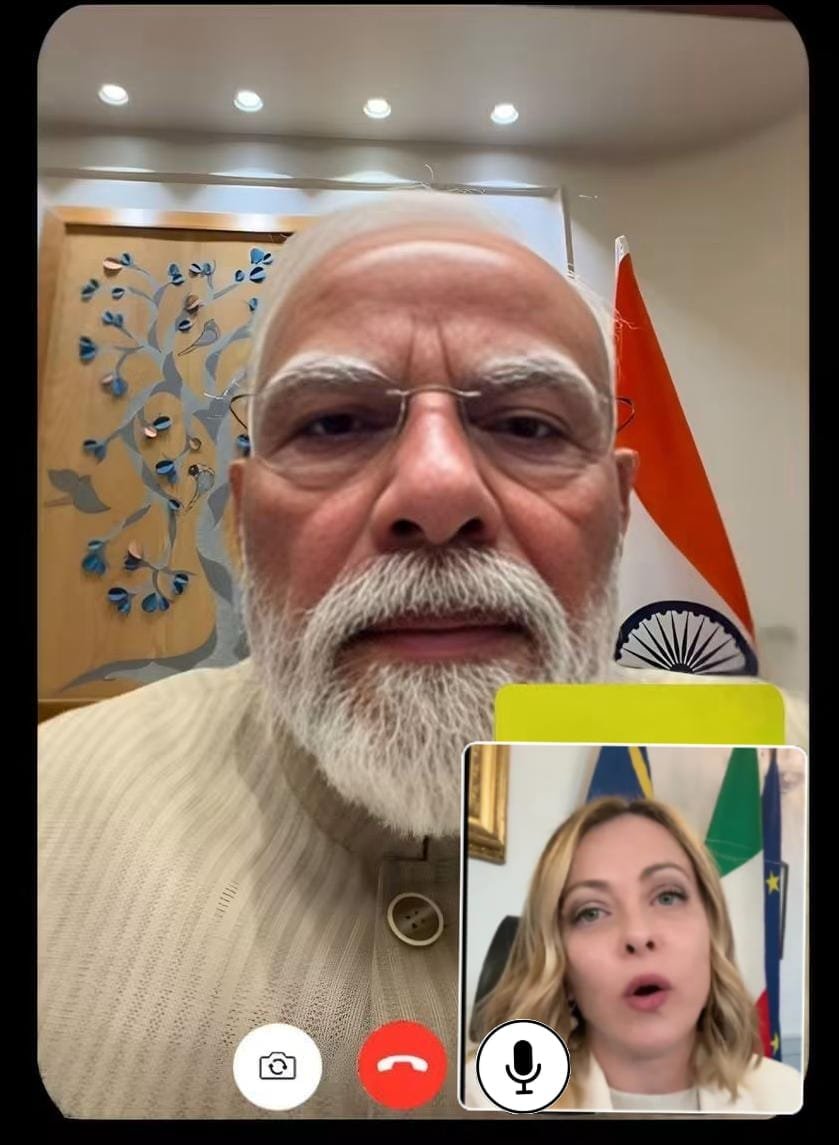 adhiraj087's tweet photo. Leaked footage of practicing before posting the final draft 

#Modi
#Meloni
#Melodi https://t.co/QEjltnv4LM