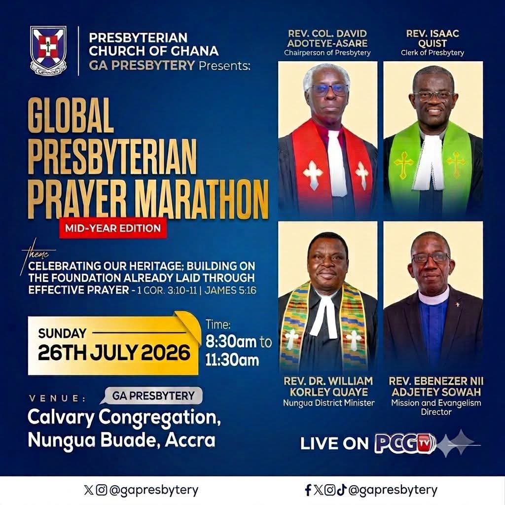 PcgCalvary's tweet photo. A praying Church is a prevailing Church. Unite with believers across the world and seek God’s face together.

#PCG #Presby #Fellowship #Church #PCGCalvaryNungua #Sunday #ChurchThisSunday #Prayer #SundayService #JesusChrist #Grace #Faith #Viral https://t.co/GMJyNp2FbQ