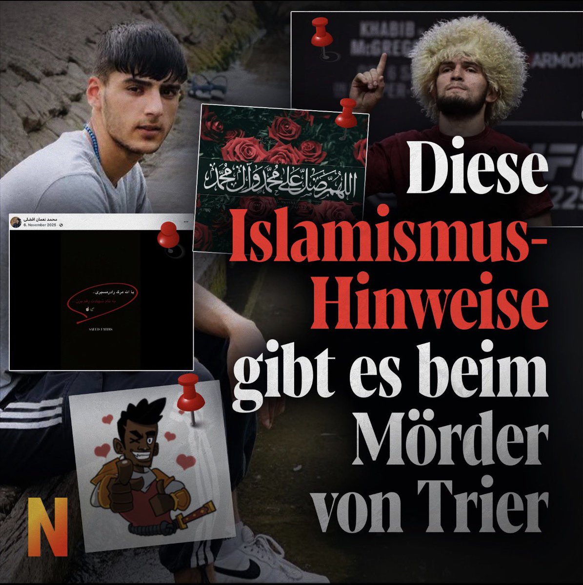 Georg_Pazderski's tweet photo. Die Illusion der „gelungenen Integration“ zerplatzt:

🔹 2015: Sajad M. (11) kommt nach 🇩🇪
🔹 Pflegefamilie, Schulabschluss, Job
🔹 Galt jahrelang als „gut integriert“
🔹 15. Juli: Ermordet grundlos Marius Dick

Nun Verdacht auf islamistisches Motiv. 

Wie viele dieser tickenden Zeitbomben laufen hier noch frei herum?