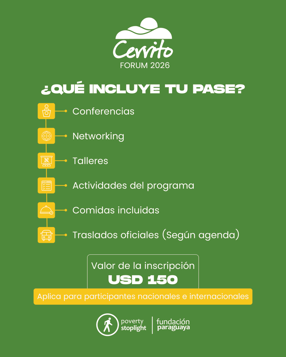 PStoplight's tweet photo. ¡Ya podés asegurar tu lugar en Cerrito Forum 2026!

Viví cinco días de aprendizaje, conexiones e inspiración junto a líderes y agentes de cambio de todo el mundo.

🌱 Es tiempo de florecer.
 Reservá tu lugar hoy en https://t.co/mllAvFeg9T https://t.co/E10Qnk3M9a