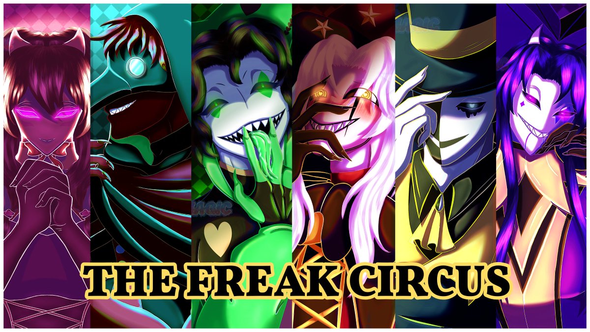 KMagic_124's tweet photo. 🔥🎪THE FREAK CIRCUS🎪🔥

El espeluznante circo de los horrores llego a tu ciudad, ¿Te atreverías a ver los shows de sus misteriosos integrantes?👀✨️

#artdrawing #TFC #thefreakcircus #thefreakcircusgame #thefreakcircusart #thefreakcircusfanart https://t.co/3YR9KCkkOm