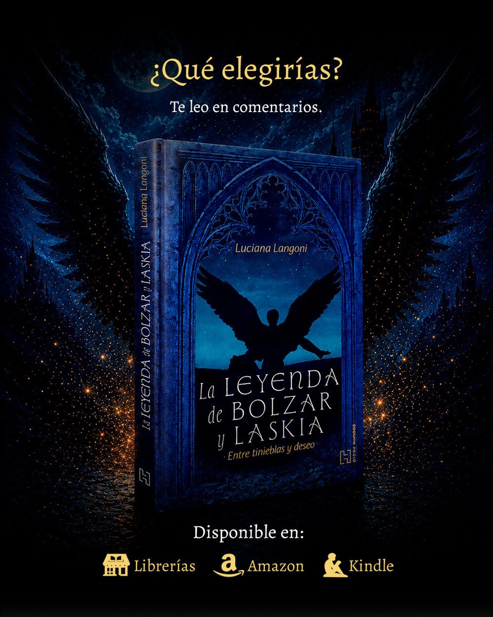 lmlangoni's tweet photo. En el universo de La leyenda de Bolzar y Laskia, cada decisión tiene un precio.
Hoy quiero ponerte a prueba.

✨ Elige tu destino y cuéntame cuál fue tu elección.

No hay respuestas correctas… solo caminos distintos.

📖 Disponible en librerías, Amazon y Kindle. https://t.co/jtT8BAZpcA